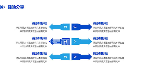 简约商务几何图形背景项目复盘报告PPT模板 相册第20张图 