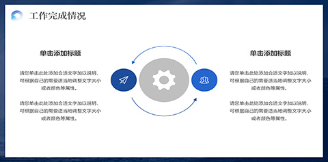 蓝色大气乘风破浪企业年中总结汇报PPT模板 相册第15张图 