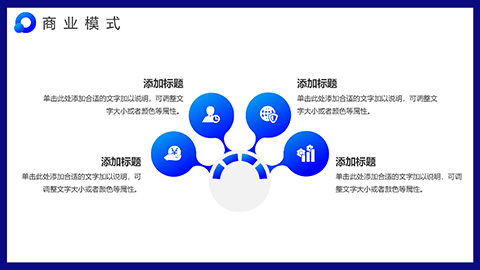 蓝色光效城市建筑背景项目营销策划PPT模板 相册第8张图 