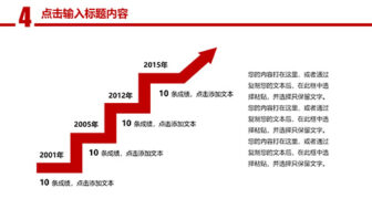 红色大气党政年终总结工作汇报PPT模板 相册第24张图 