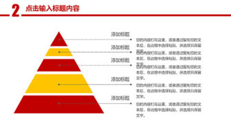 红色大气党政年终总结工作汇报PPT模板 相册第10张图 