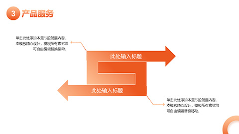 橙色立体卡通人物背景企业招聘介绍PPT模板 相册第13张图 