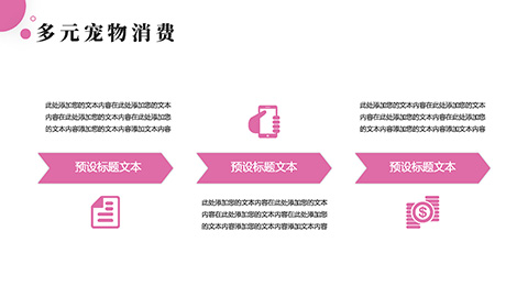 粉色小猫背景萌宠到家店铺活动策划PPT模板 相册第11张图 