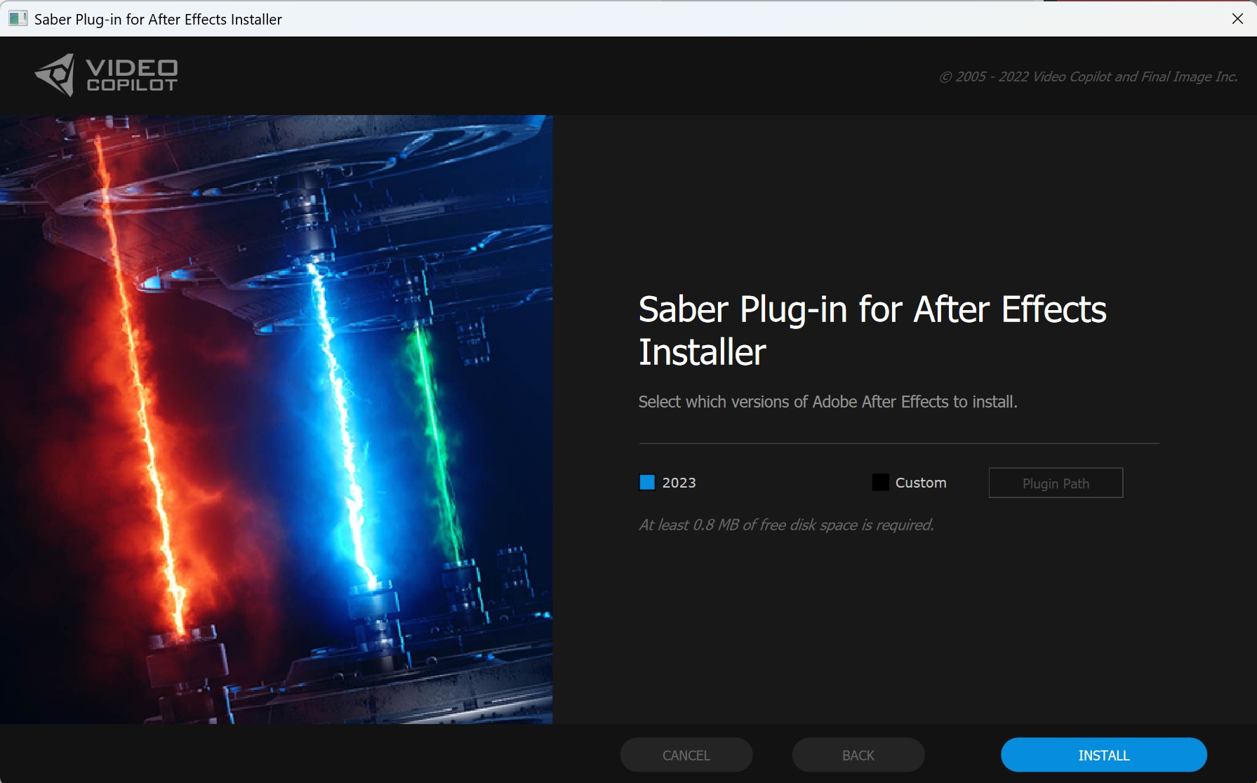 AE插件:高效的光效生成工具SABER | Adobe After Effects Plug-In: SABER v1.0.40 相册第3张图 